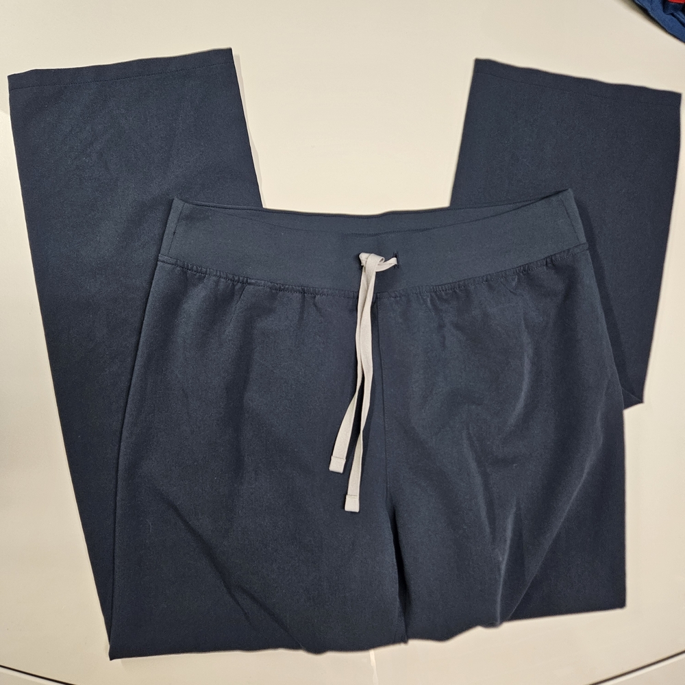Figs Women's Navy Blue Drawstring Scrub Pants
